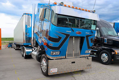 The coveted Trucker’s Choice Award, which is voted on by the Beauty Contest contestants, went to Dennis Sikorski of Bancroft, Wisconsin. Sikorski’s truck is a 1995 Peterbilt 362 named “Old School & Flat Broke.”