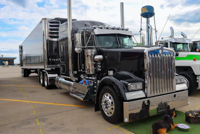 1st: Luke Oligschlaeger of Meta, Missouri, 2025 Kenworth W900