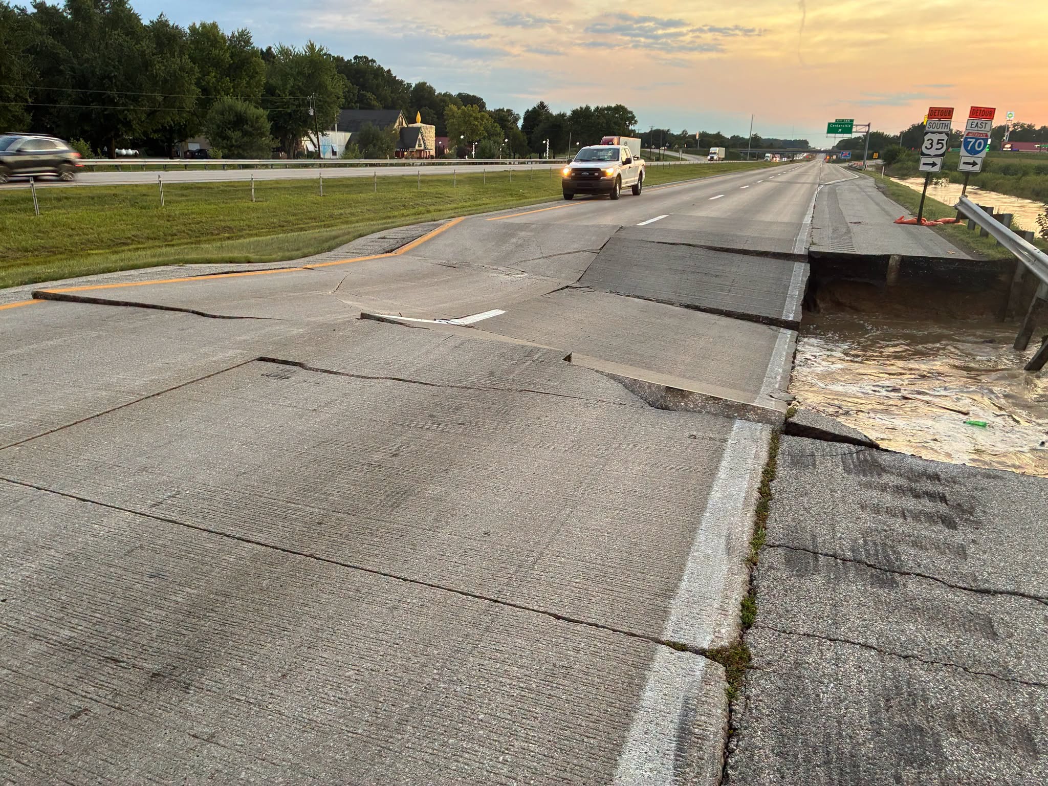I 70 Washout Closure