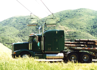 The unit and its 62-inch bunk is shown here loaded with pipe on the site of the Utah Sundance ski resort (hence the chairlift above).