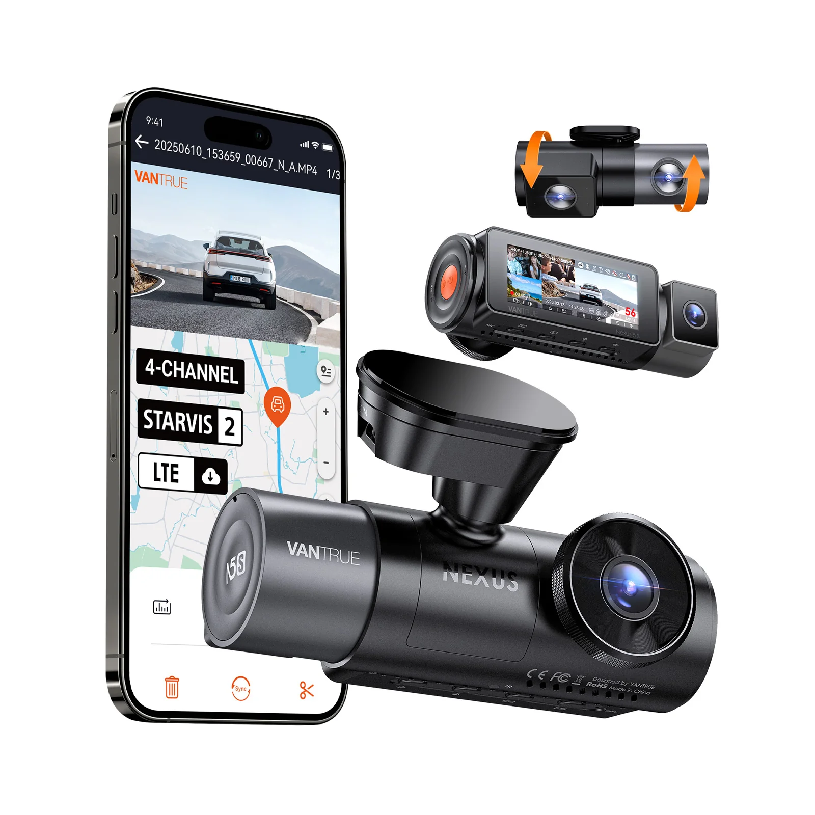 Vantrue's Nexus 5S dashcam