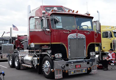 The rig features a high-roof Aerodyne sleeper that Geltmaker said gained popularity in the late-‘70s and into the ‘80s.
