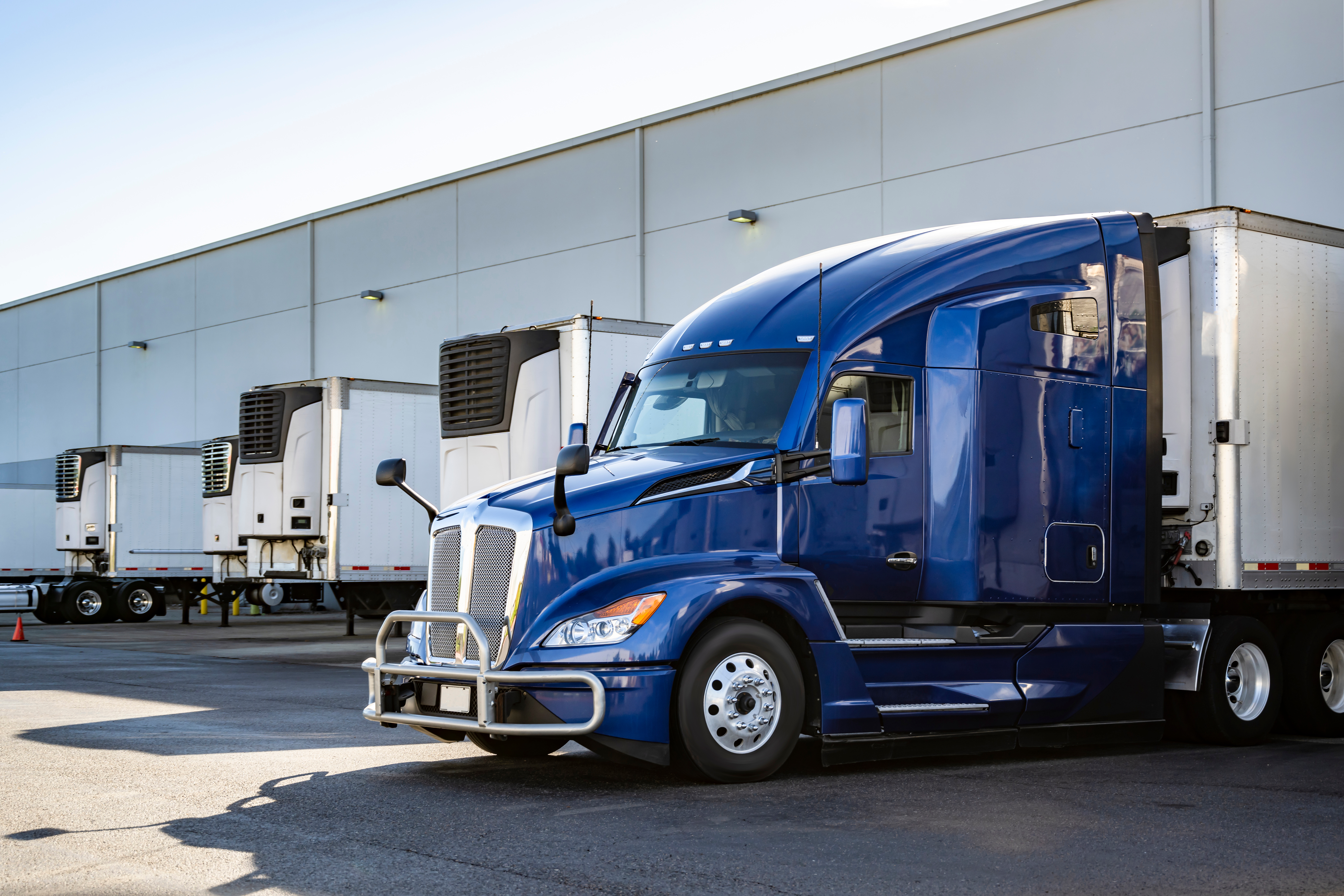 Truck Delivery Dock Adobe Stock 2037984667