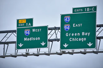 Wisconsin Highway Signs Adobe Stock 616284244