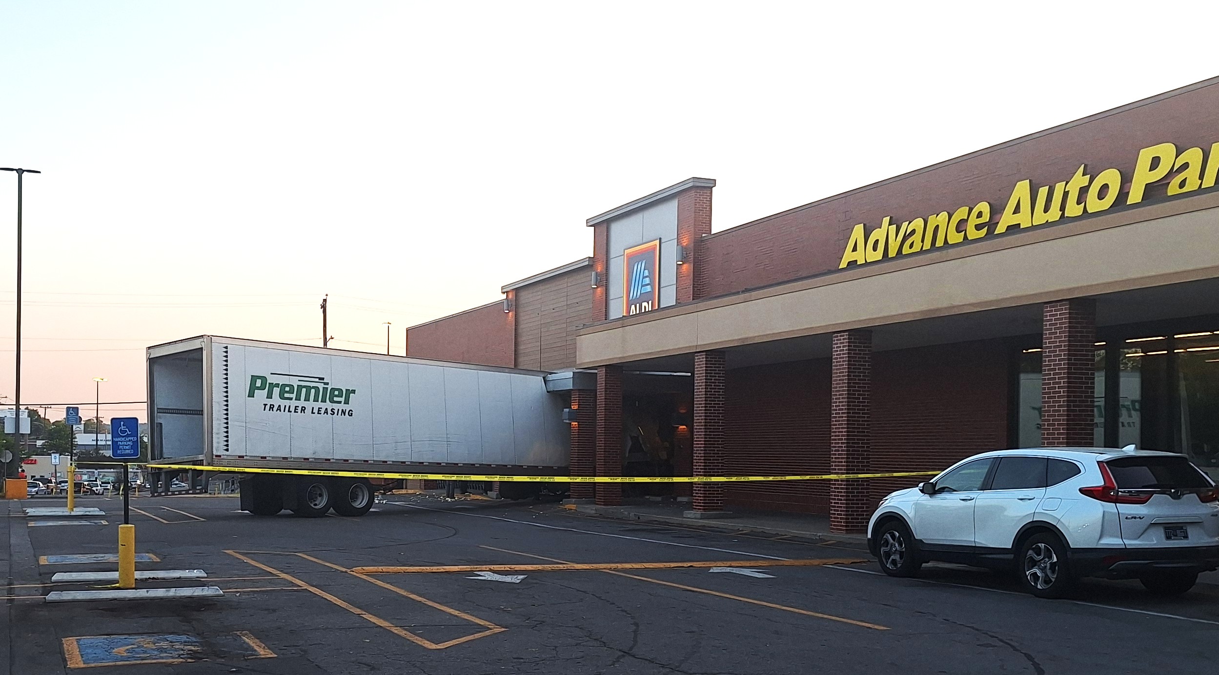 Sometimes terrible news comes to your front door. Deliveries, too. The scene around 6:30 this morning, Eastland and Gallatin Avenues, Nashville.