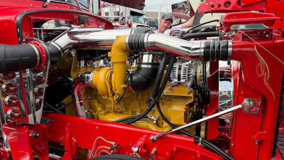 They also added a new-content 6NZ Cat and a new 18-speed transmission with a 4-speed auxiliary behind it with 2.64 rears.