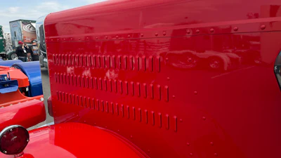 The louvered panels he took back to Love, and back to the rig they went.