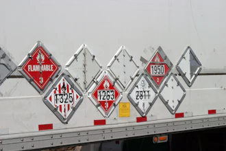 Hazmat Placards Adobe Stock 423864467