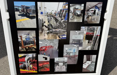 Some photos of the truck before the work (damage to the bunk isn't really visible) and during the build process are shown here.