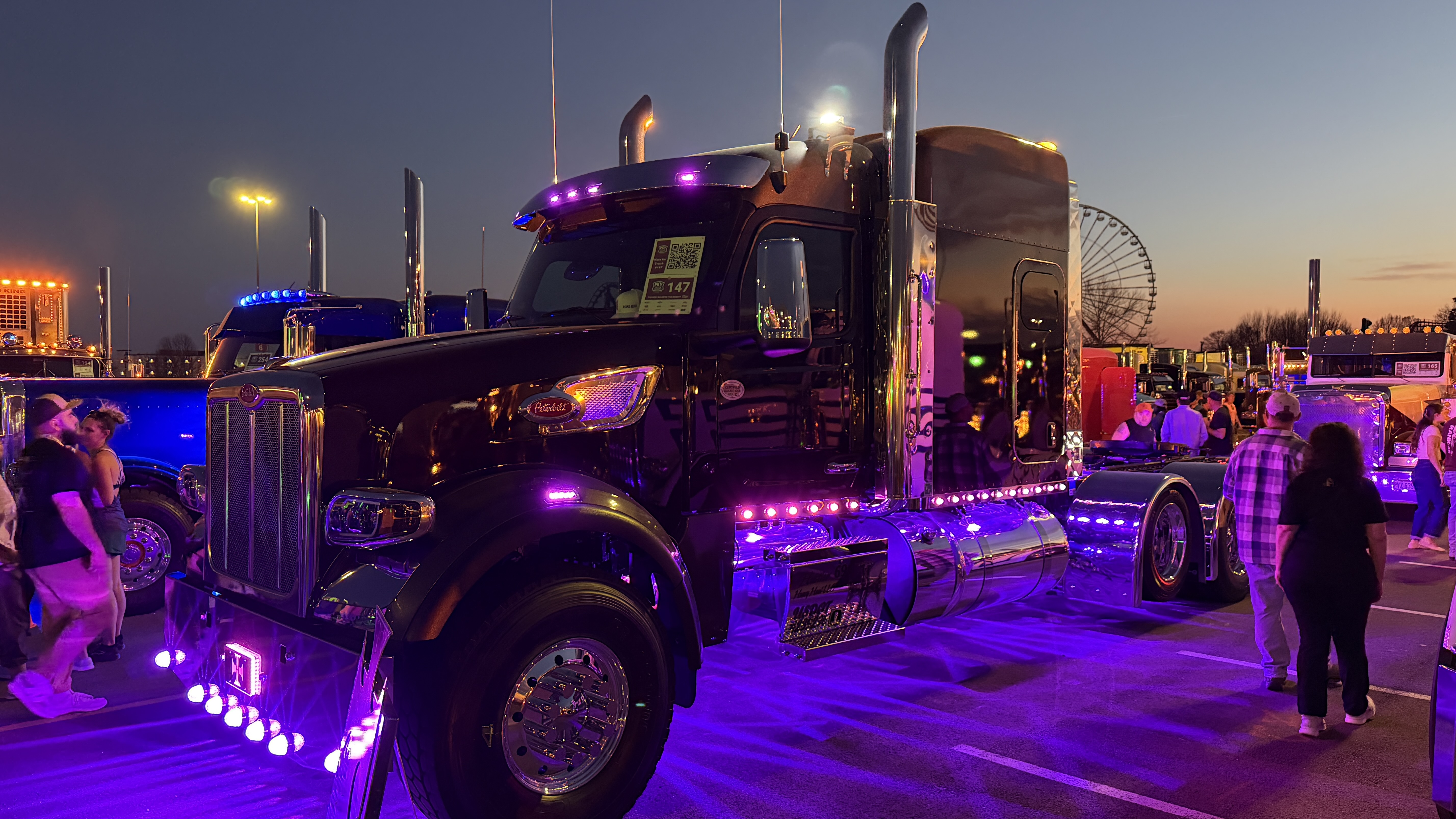 Heavy-hauling 'Purple Reign' Peterbilt 567 a small fleet's pride ...