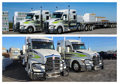 Leighton Transport has built a reputation across the Pacific Northwest as a dependable flatbed carrier that punches above its weight class. Running with 53-foot Maxi flatbed trailers to haul steel, lumber, and recyclable commodities, the fleet has scaled to 28 trucks (15 company drivers, 13 owner-ops) intentionally while maintaining financial independence and a driver-first culture. Originally operated under a three-partner structure, the carrier evolved after co-founder Randy Leighton retired. Today, Leighton Transport operates under 50-50 ownership between Andy Lott and Michelle Miller. Lott oversees capital equipment acquisitions and high-level strategy, while Payson Lott manages day-to-day operations.