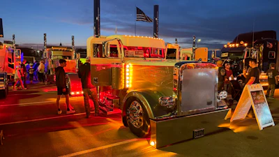 All of the watermelon lights around the truck are Legendary Extremes from 4 State Trucks.