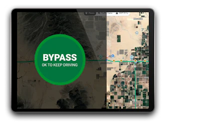 The app transmits safety scores, credential information, and other compliance data to enforcement officers. Vehicles that meet Oregon’s safety and credential standards may be cleared to continue at highway speeds so officers can focus their attention on carriers who don’t satisfy those standards.