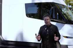 Tesla's Elon Musk opened Thursday's ceremony with a video touting the new factory and the Semi's capabilities.