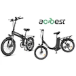 ACIBEST electric bikes collection featuring folding and step-through models in black