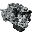 Cutaway illustration of diesel engines showing internal components and turbocharger assembly